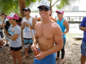 Brandon Rahe with award