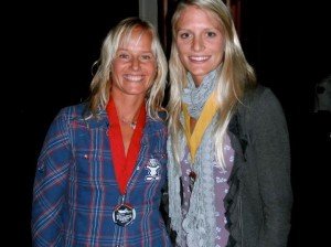 AM 2nd and Gillian 3rd place